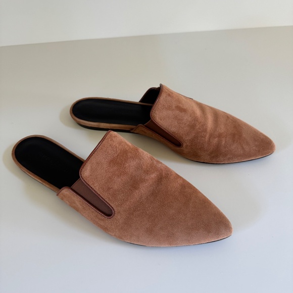 Jenni Kayne Suede Walnut Mule - 40 - Picture 2 of 5